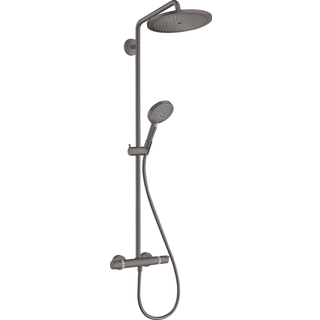 Hansgrohe Croma Select AIR 280 Showerpipe i Børstet sort krom PVD