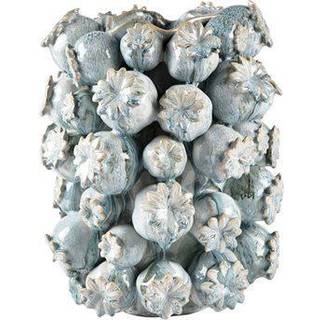 Elha Vase fra Villa Collection - Ballad Blue farve - Stentøj