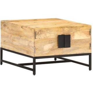 Sofabord 67X67X45 Cm - Massivt akacietræ