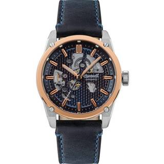 Ingersoll ‘The Carroll’ Blue Dial Leather Strap Men’s Watch I11602