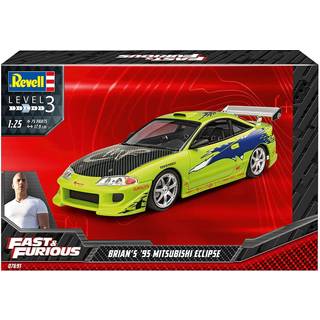 Revell, Fast Furious Brian's 1995 Mitsubishi Eclipse, 1:25 [Levering: 1-2 dage]