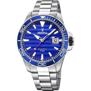 Festina F20360-1 Blå/Stål Ø44 mm