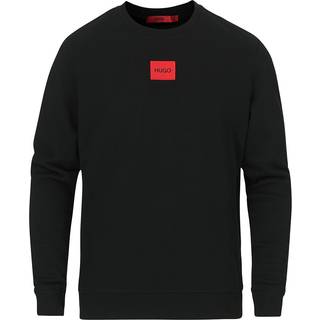 HUGO Herren Sweatshirt schwarz Logo und Motiv