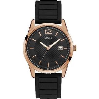 Guess W0991G7 Perry Sort/Gummi Ø42 mm