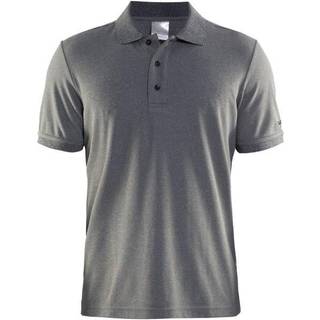 Craft - Polo Shirt Pique Classic Maend - Dark Grey Melange XXXXL
