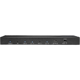 Lindy HDMI 2.0 splitter med HDR | 4-vejs: 1 ind - 4 ud | PRIS-MATCH