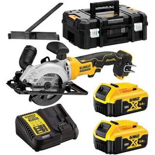 Rundsav Dewalt DCS571P2-QW; 18 V; 2x5,0 Ah batt.