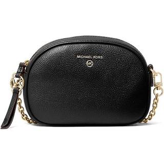MK Jet Set Small Pebbled Leather Convertible Camera Bag - Black - Michael Kors - ONE SIZE