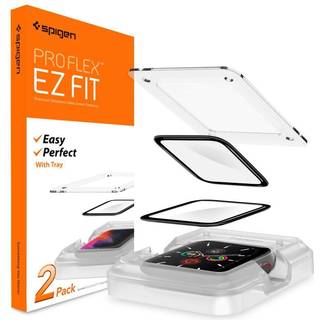 Spigen Proflex ”Ez Fit” Hybrid glasskærmbeskytter Apple Watch 4/5/6/Se (44Mm)