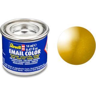 Revell Enamel 14 ml. brass metallic [Levering: 1-2 dage]