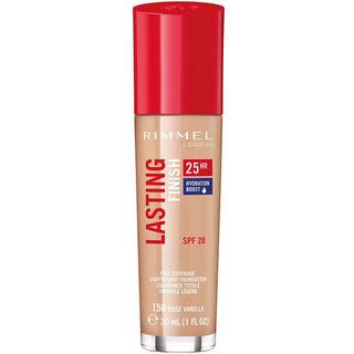 Rimmel london lasting finish full coverage lightweight foundation SPF20 150 rose vanilla 30ml