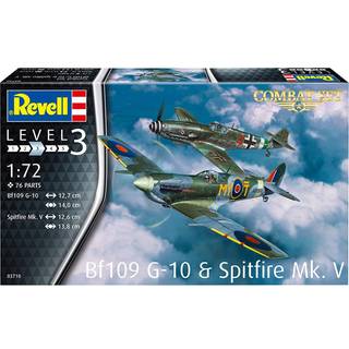 1:72 Combat Set Bf109G-10 & Spitfire Mk.V