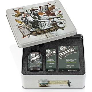 Proraso Pleje-til-ham Cypress-VetyverGavesæt Beard Wash 200 ml + Beard Balm 100 ml + Beard Oil 30 ml 1 Stk. (232,00 kr / 1 stk.) - 1 Stk.