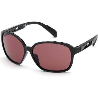 Adidas SP0013 01Y 62 Solbriller Kvinder Black - Black Gloss - 62mm