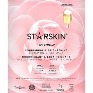 Starskin 100% Camellia Nourishing & Brightening 2-Step Oil Sheet Mask - 25 g