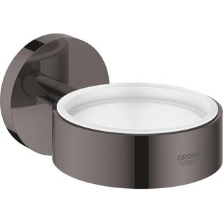 GROHE Essentials holder til glas og sæbedispenser grafit