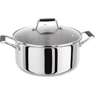 Stellar Stellar Grey Induction Casserole Dish 24cm