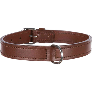 Trixie Active collar leather L-XL: 52-63 cm/30 mm black
