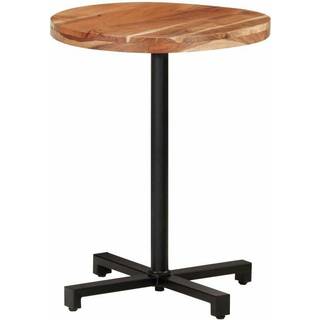 Bistrobord Firkantet Ru Mangotræ - råt mangotræ / Ø 60 x 75 cm