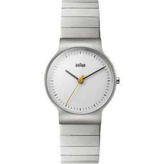 Braun Classic White Dial Stainless Steel Bracelet Ladies Watch BN0211SLBTL