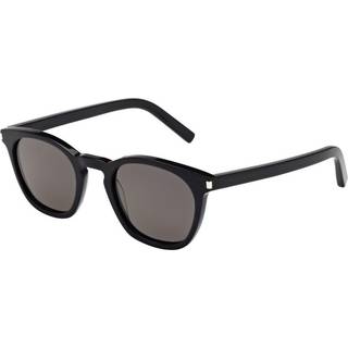 SAINT LAURENT Unisex SL 28 002 Solbriller Acetat Sort Grå Firkantet Normal