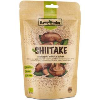 RawPowder Shiitake-pulver ØKO, 125 g