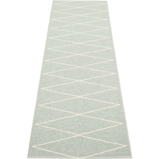 Pappelina Max Tæppe Sage/ Vanilla 70x240 Cm - Mønstrede tæpper Polyester Salvia - MX1M724