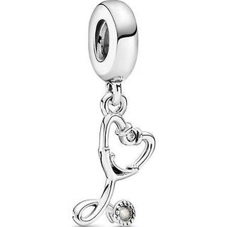 Pandora 799072C01 Silber Charm-Anhänger Stethoskop Herz