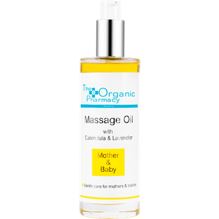 The Organic Pharmacy Mother & Baby Massage Oil 100 ml Calendula,Chamomile & Lavender