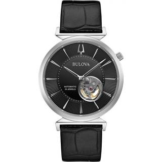 Bulova 96A234 Classic Sort/Læder Ø40 mm