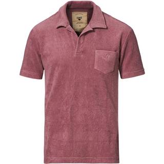 OAS Short Sleeve Terry Polo Dusty Plum