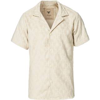 OAS Machu Terry Short Sleeve Shirt Beige