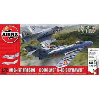 Mig 17F Fresco Douglas A-4B Skyhawk Dogfight Double
