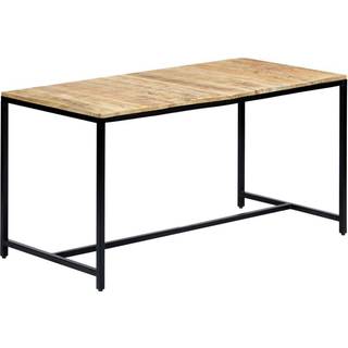 spisebord 140x70x75 cm massivt ru mangotræ