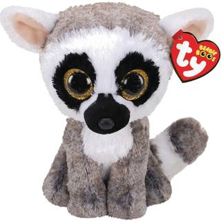 TY Tøjdyr Linus Lemur, 15,5 cm