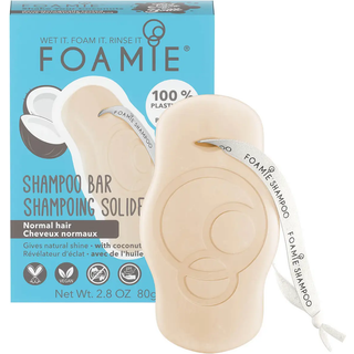 Foamie Shake Your Coconuts Shampoo Bar Økologisk shampoobar til normalt hår 80 g - 80 g