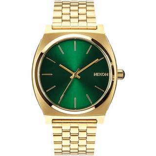 Nixon A0451919-00 The Time Teller Grøn/Gul guldtonet stål