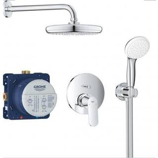 Grohe EuroSmart Cosmopolitan etgrebsbatteri 1/2/286mm fremspring komplet m/hoved/håndbr