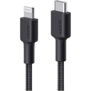 Aukey flettet USB-C til lynkabel