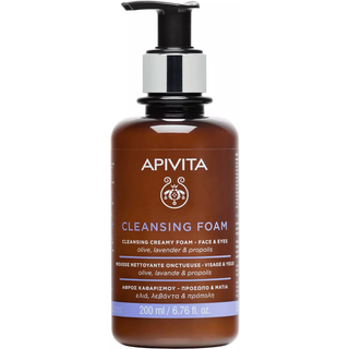 Apivita Cleansing Foam Face & Eyes Rensecreme og skum til ansigt og øjne 200 ml - 200 ml