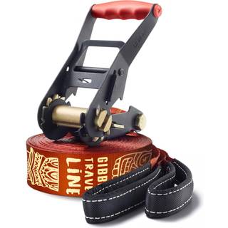 Gibbon Slacklines Travelline Treewear Set størrelse 15 m farve brown