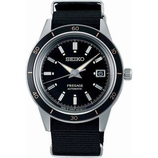 Seiko SRPG09J1 Presage Sort/Tekstil Ø40.8 mm