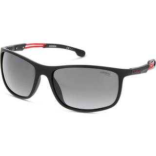 Carrera Mand CARRERA 4013/S 003/9O Solbriller Plast Sort-opaque Grå Firkantet Skygge
