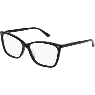 Gucci GG0025O 001 56 Briller Kvinder Black - Black - 56mm