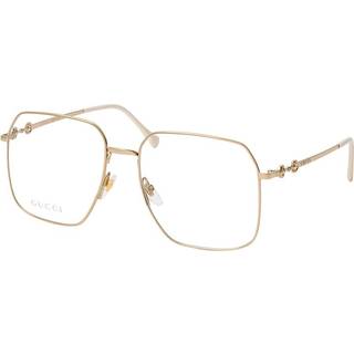 Gucci Unisex GG0952O 001 Optiske stel Metal Guld Firkantet