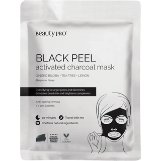 Beauty PRO Black Diamond Black Peel-Off Mask With Activated Charcoal