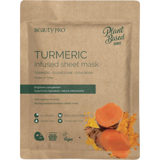 Beauty PRO Plant Based Turmeric Infused Sheet Mask
