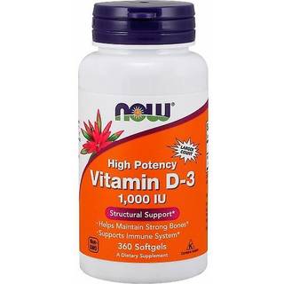 D3-vitamin, 1000 IE - 360 bløde kapsler