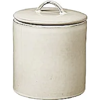 Broste Copenhagen Nordic Sand krukke med låg 12 cm