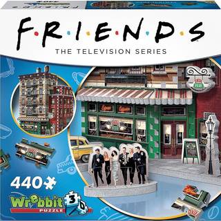Wrebbit 3D Friends: Central Perk (440) 3D Puslespil